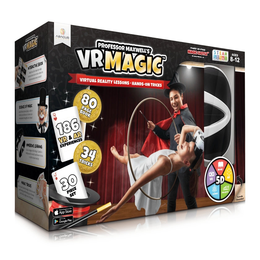 Professor Maxwell's Virtual Reality Magic Trick Set for Kids - VR Magic | Educational toys STEM kits