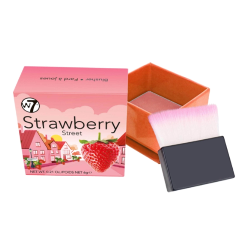 W7 Cosmetics The Boxed Blusher Strawberry Street | online shoppen bij Boozyshop!