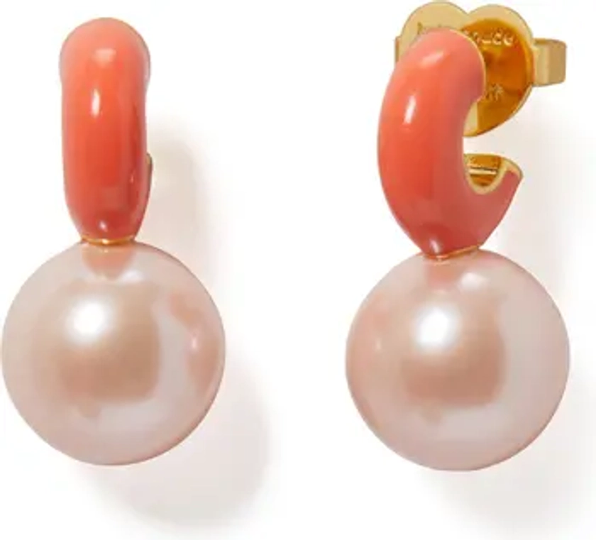 Kate Spade New York imitation pearl drop earrings | Nordstrom