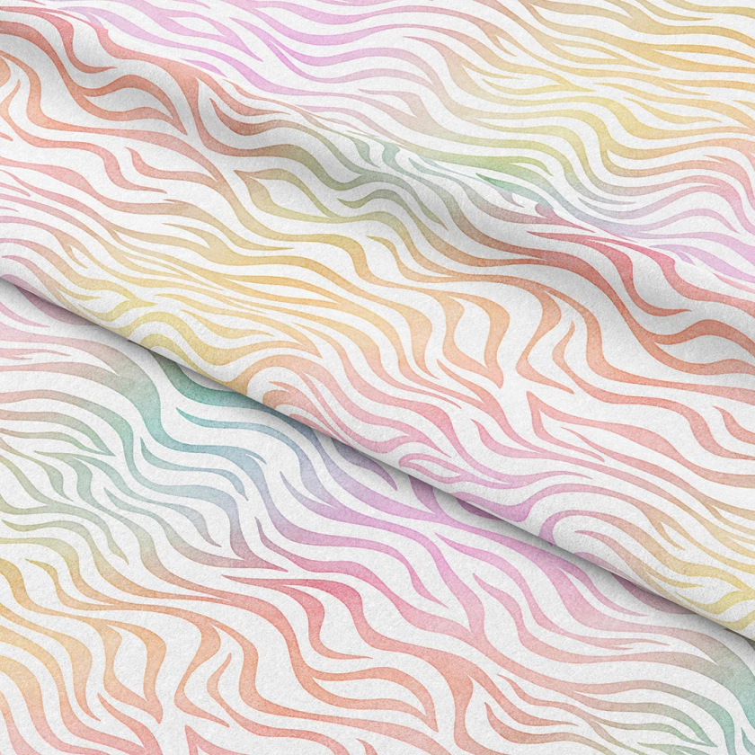 Pastel Zebra Fabric