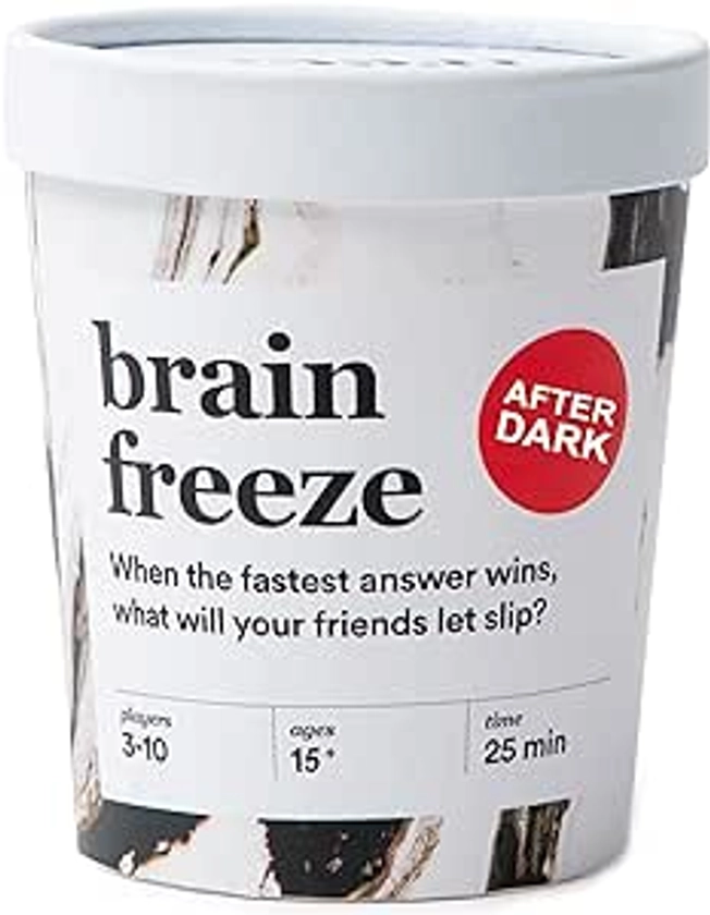 Brain Freeze Card Game - The Speak-Before-You-Think Game - After Dark Edition