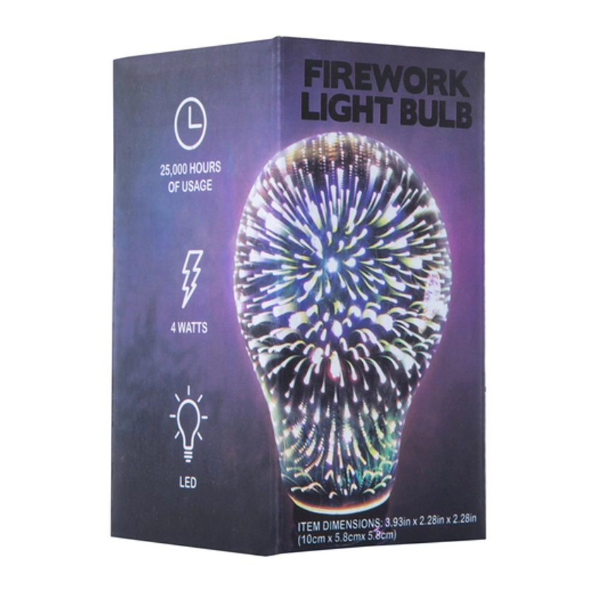 LED Firework Light Bulb, 4-Watt