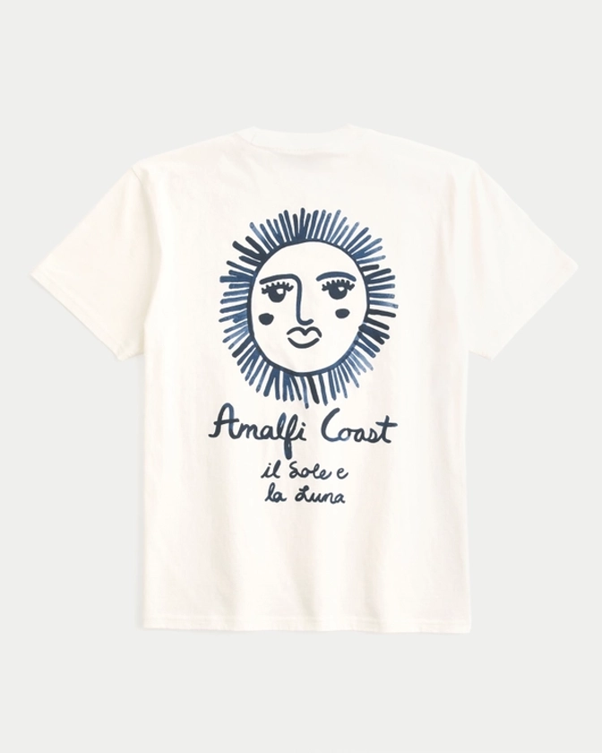Hommes T-shirt graphique Amalfi Coast de coupe décontractée | Hommes Hauts | HollisterCo.com