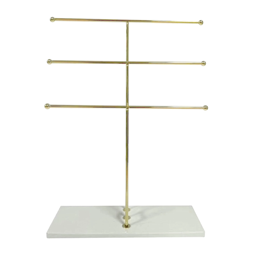 3-Tier Gold Necklace Organizer