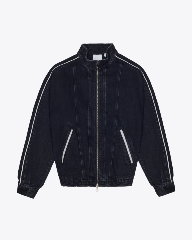 Denim Track Jacket