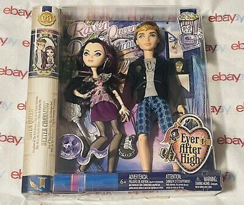 ❤️Ever After High Date Night-RAVEN Queen and DEXTER Charming Doll NEW In Box❤️