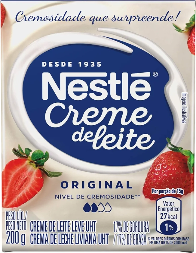 Nestlé Creme De Leite Tradicional 200G | Amazon.com.br