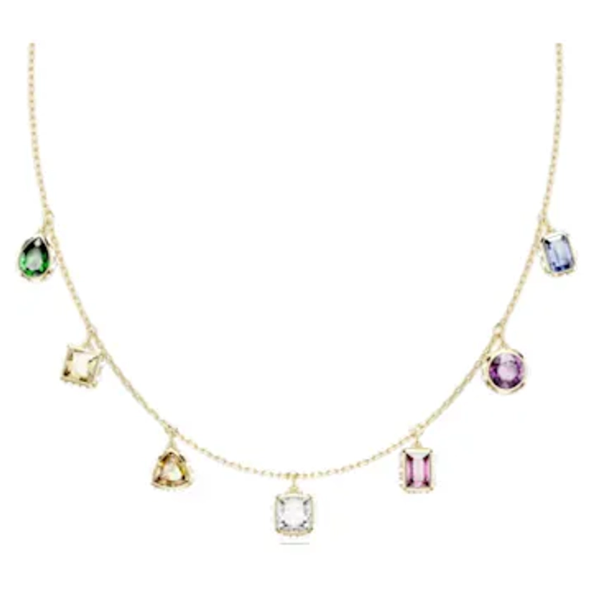 Collier Stilla, Tailles variées, Multicolore, Placage de ton or