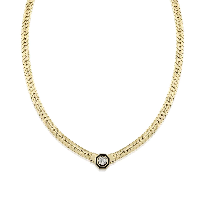 Bella Straw Necklace | Baguette Jewellery