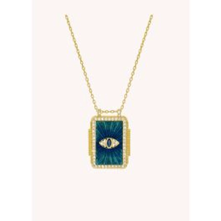 COLLIER - BLUE EYE BOHEME