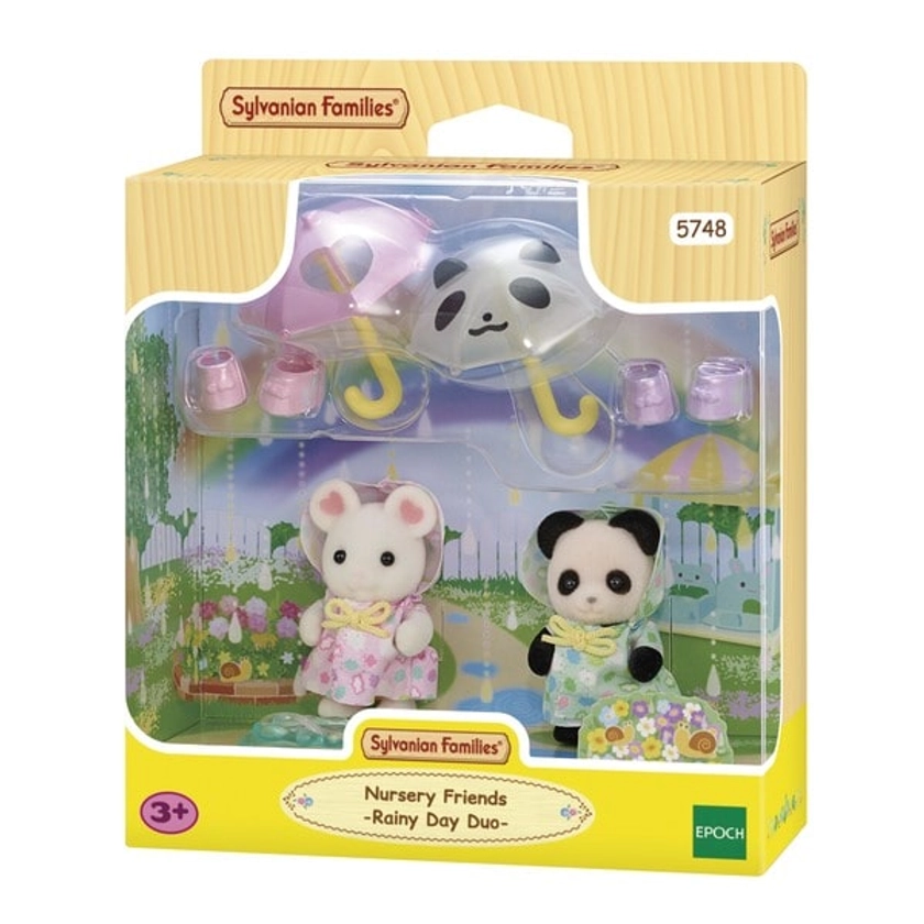 Sylvanian Families - 5748 - Duo bébés en habits de pluie