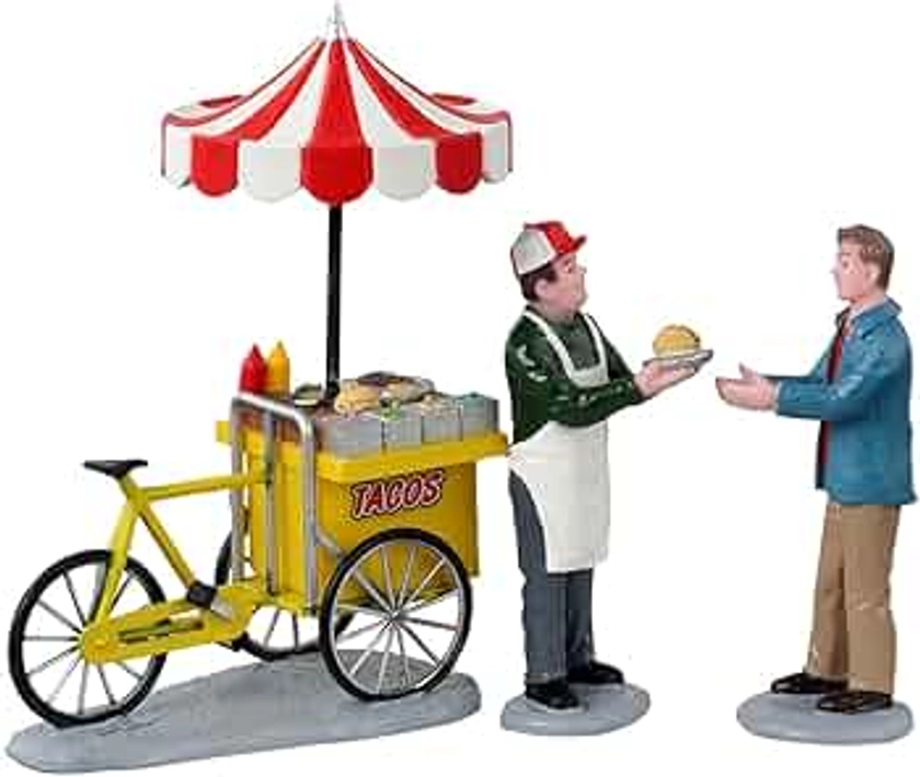 Lemax Taco Cart, Set of 3#12042