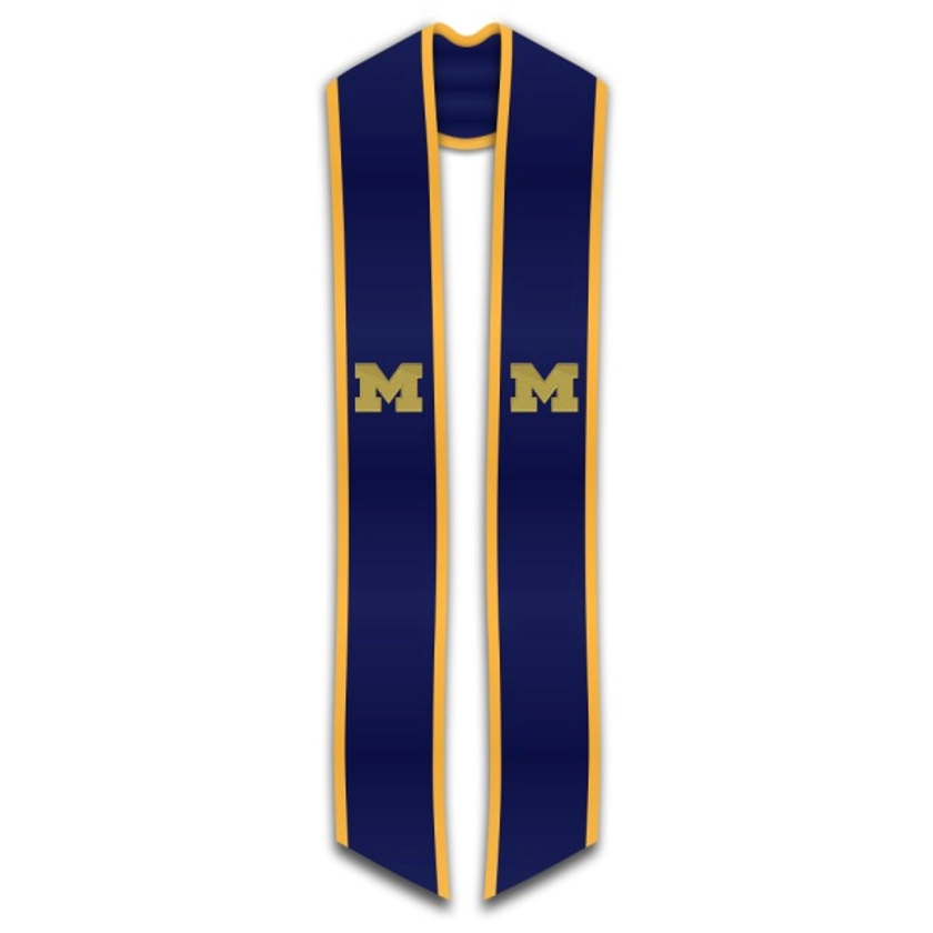 University of Michigan Ann Arbor, MI - Navy Blue Stole - Jostens