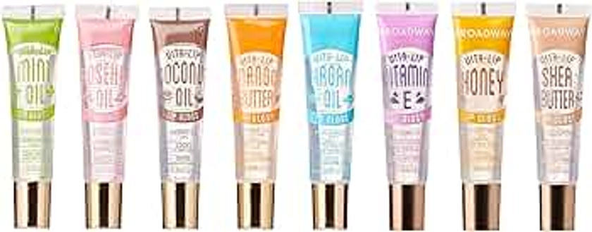 Ruby Kisses Broadway Vita-Lip Clear Lip Gloss - Moisturizing, Hydrating, Nourishing with Mint, Rosehip, Coconut, Mango, Argan, Honey & Shea