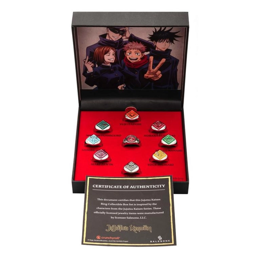 Jujutsu Kaisen 9-Piece Rings Set GameStop Exclusive | GameStop