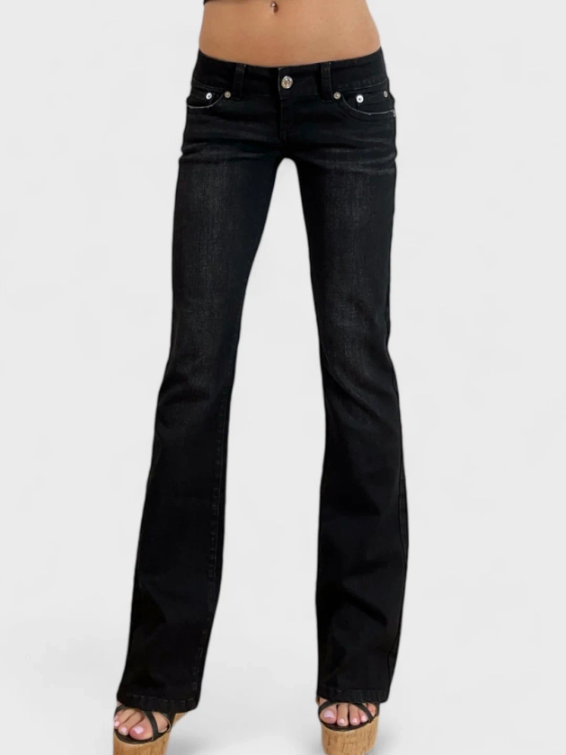 G Rise Gena Jeans - Carbon