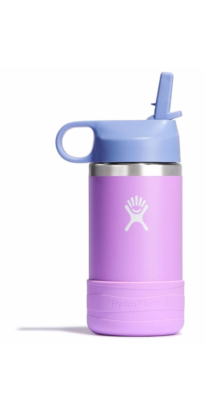 Hydro Flask Kids Wide Mouth Straw Cap and Boot Anemone