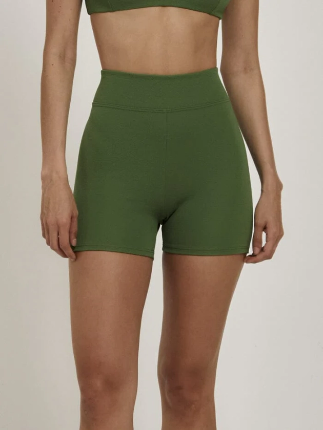 Adira Bike Short - Kiwi Green