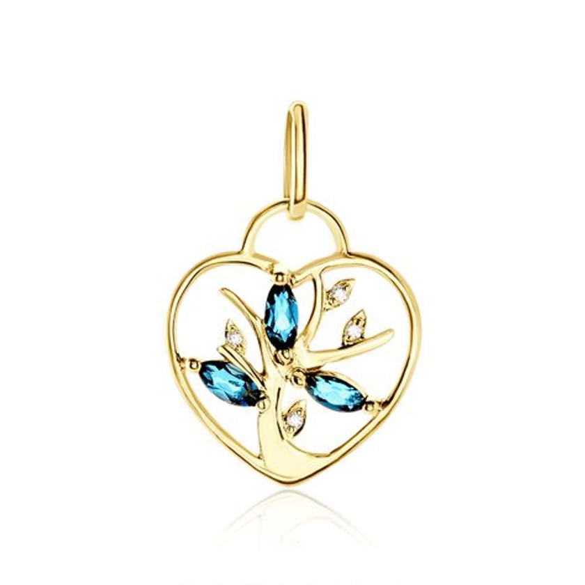 Pendentif Or Jaune Noamie Nacre