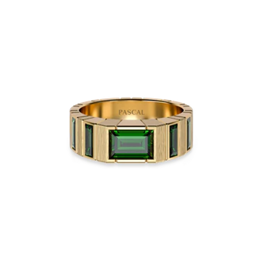 'Parthènope' Gemstone Band Ring