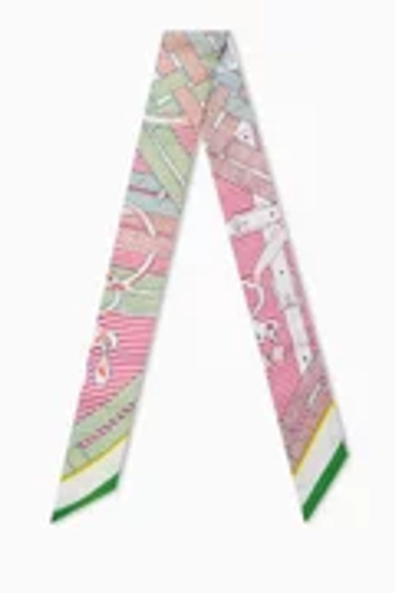 Buy Hermès Pre-Loved Multicolour Mors a Jouets Chemise Twilly Scarf in Silk Online for Women | Ounass UAE