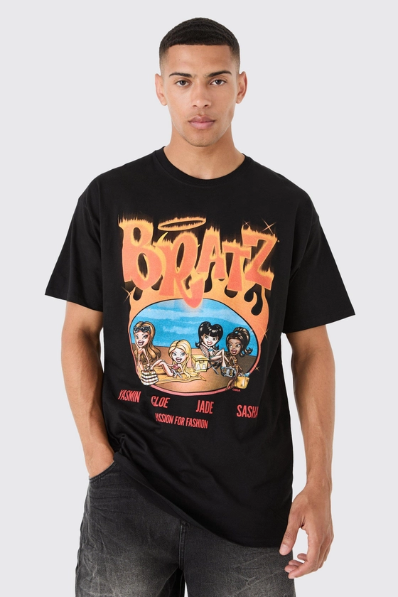 T-shirt oversize à imprimé Bratz Holidays | boohooMAN FR