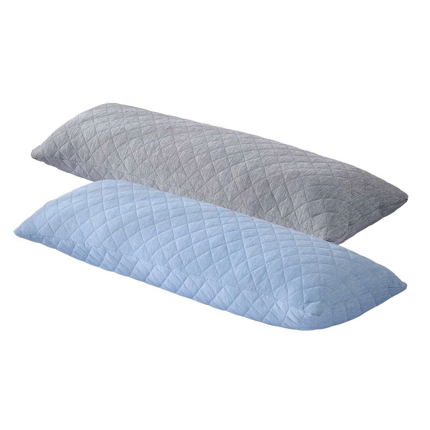 Quilted Cooling Body Pillow in 2 Colours, 51 x 137 cm