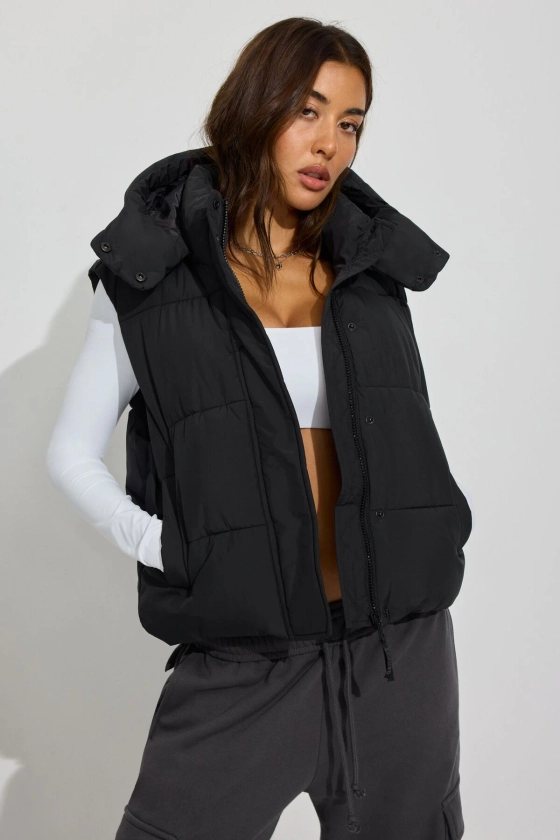 Perfect Puffer Vest BLACK | Garage