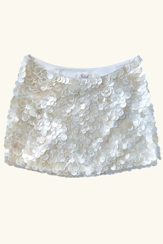 Dawn Mini Skirt ~ Mother of Pearl