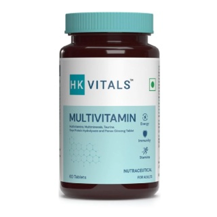 HK Vitals Multivitamin by HealthKart,  60 tablet(s)  Unflavoured  online in India