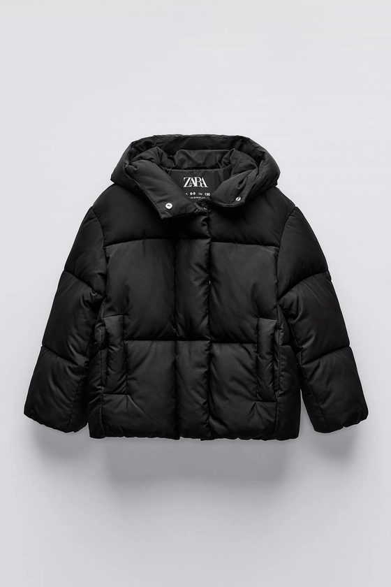 HOODED PUFFER JACKET