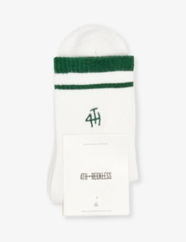 4TH & RECKLESS - Sport logo-pattern cotton-blend knitted socks | Selfridges.com