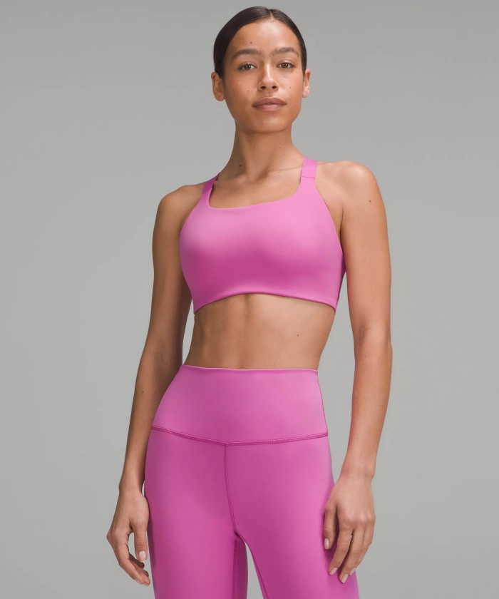 Ultralu Square-Neck Workout Bra *Medium Support, D/DD Cup