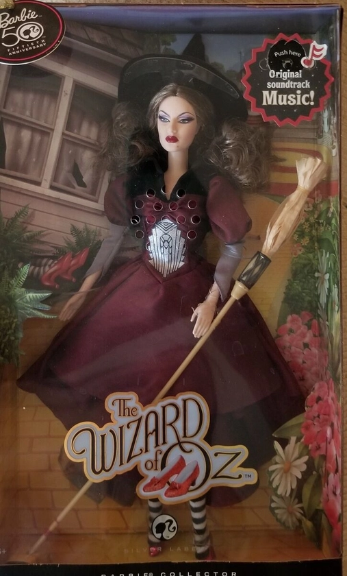 Barbie doll vintage Wizard of Oz Wicked Witch of East collection
