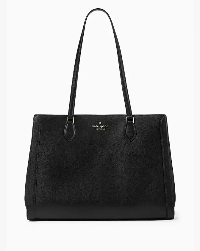 Madison Saffiano East West Leather Large Laptop Tote | Kate Spade Outlet