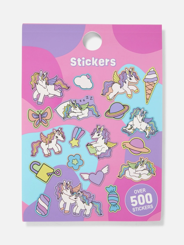 500pk Unicorn Stickers