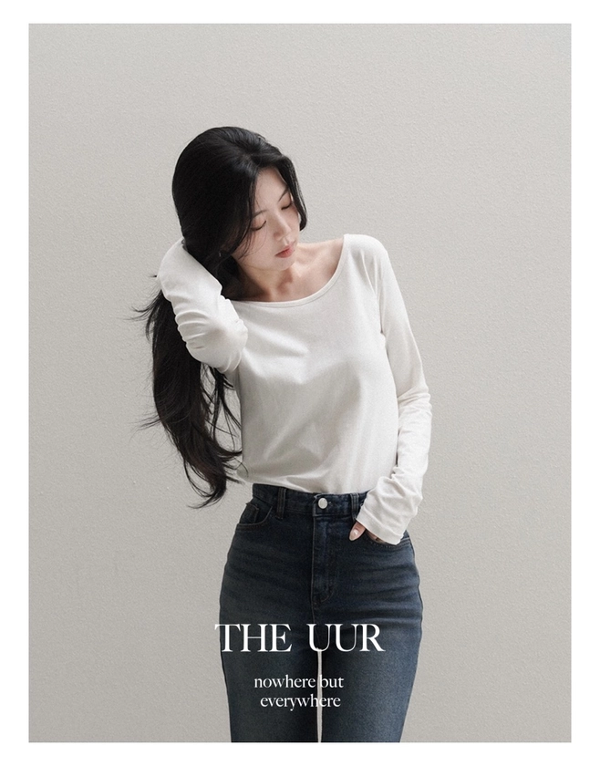 uur modal scoop long sleeve (2colors) - 유유알