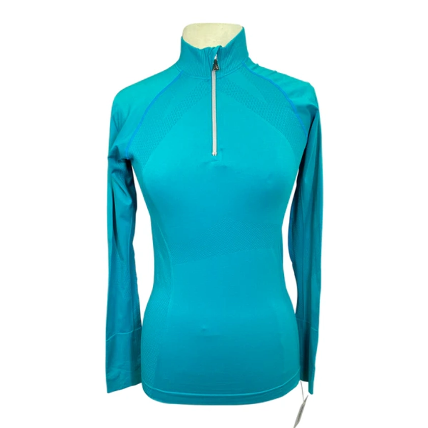 Anique Signature Sunshirt in Peacock Blue - Women's Small