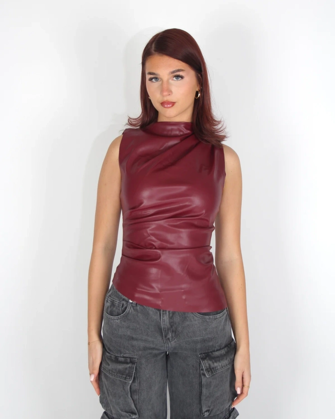 Liz Top Red | MARYN The Label