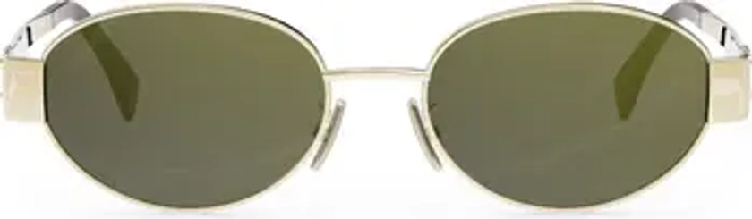 CELINE Triomphe 54mm Oval Sunglasses | Nordstrom