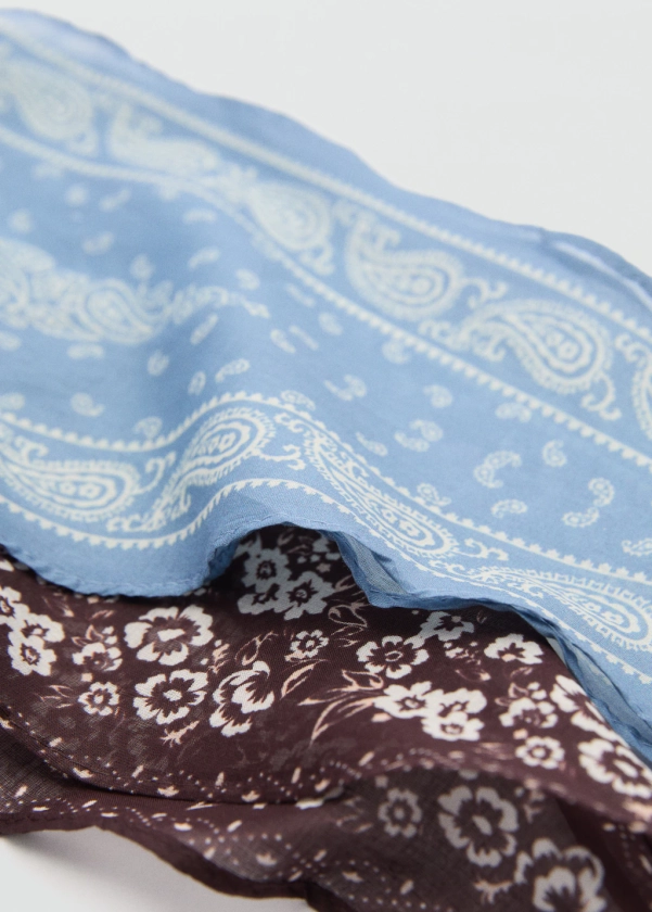 Lot 2 bandanas - Femme | MANGO France métropolitaine