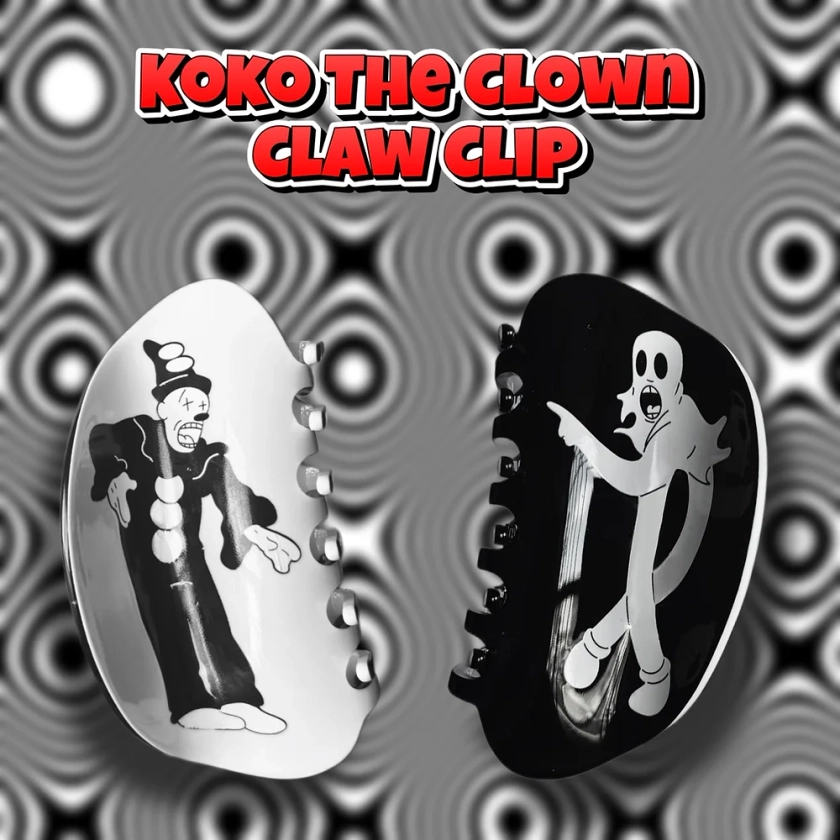 Koko The Clown Claw Clip | Purple Banana