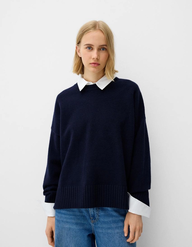 Pull col rond - Tee-shirts - Femme