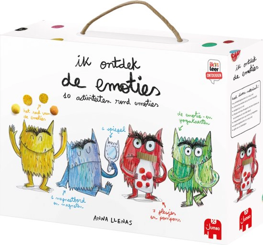 Jumbo - Ik leer Ontdekken Emoties - Kleurenmonster - Color Monster - Emoties