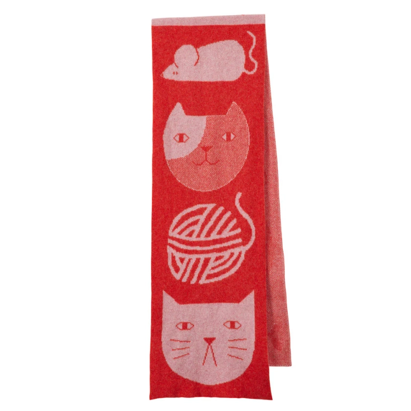 Mog Totem Scarf Pink