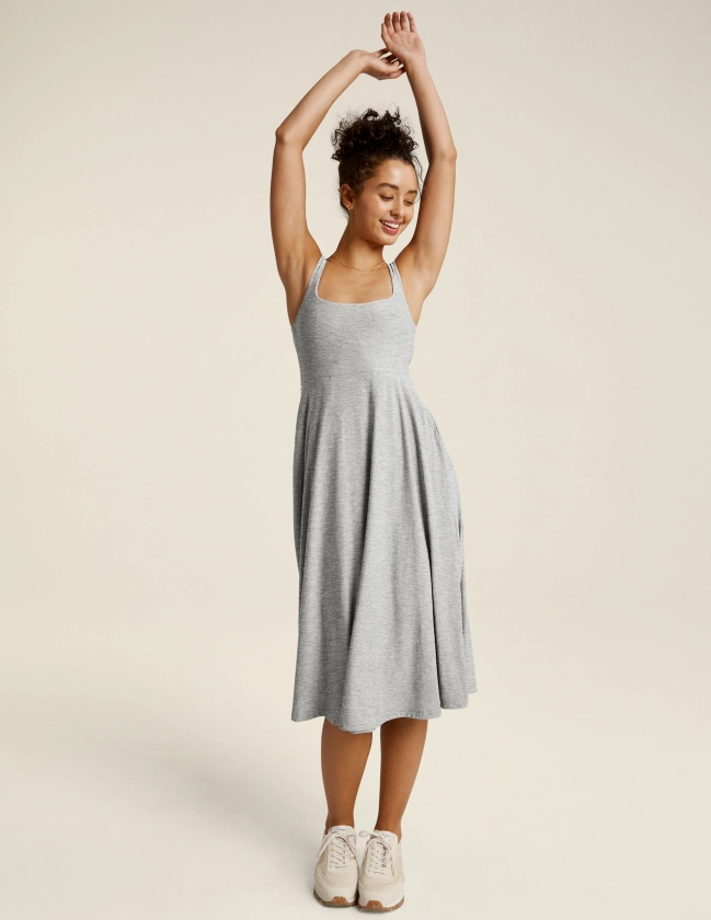 Featherweight At The Ready Square Neck Dress | Beyond Yoga