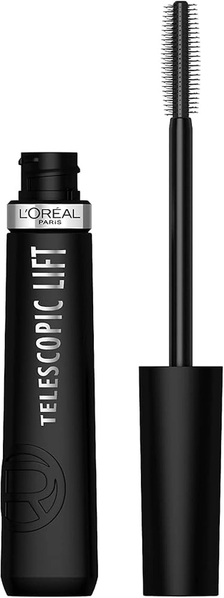 L'Oréal Paris - Mascara Volume et Longueur +5mm - Sans Paquet - Infusé aux Céramides - Telescopic Lift - Noir : Amazon.fr: Beauté et Parfum