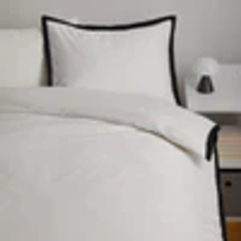 London Hotel Border Duvet Cover and Sham Set | Dorm Essentials - Dormify