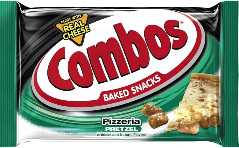 Amazon.com : COMBOS Pizzeria Pretzel Baked Snacks, 1.8 Ounce (Pack of 18) : Everything Else
