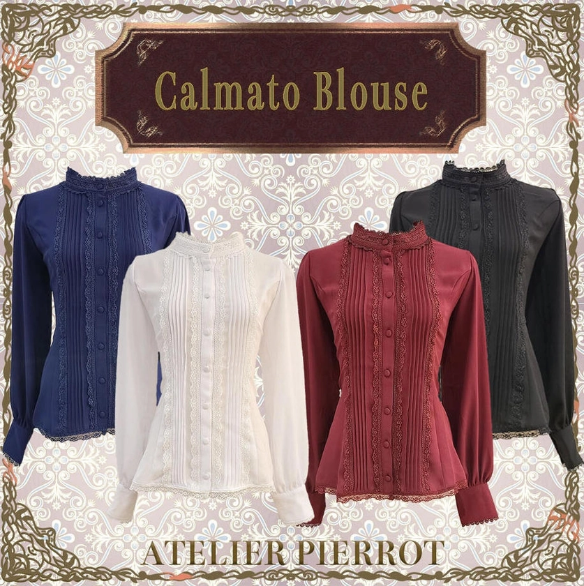 Calmato Blouse （chiffon）